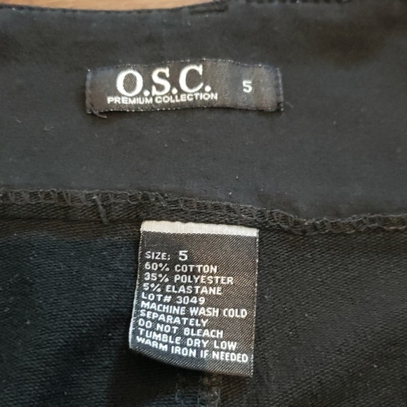 🌻 O.s.c. premium collection 5 stretch pants black - Picture 3 of 5